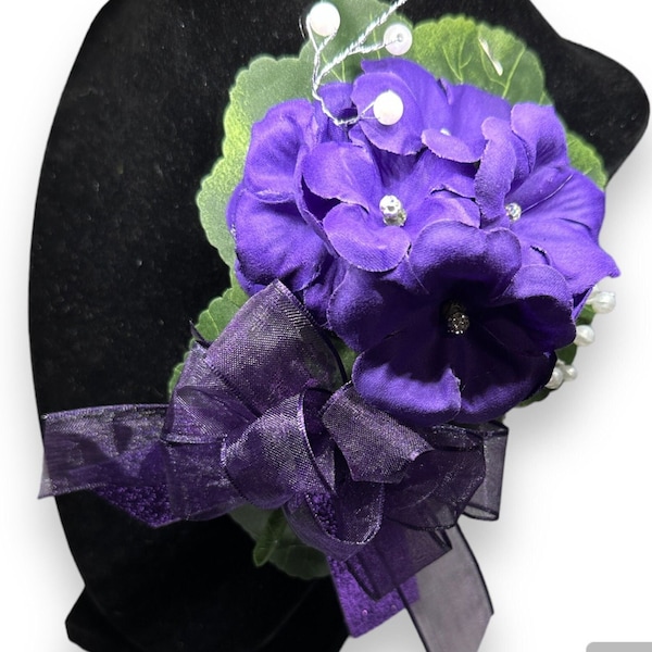 Purple Flower Corsages