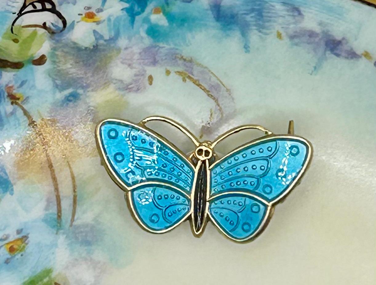 Enamel Butterfly Pin Norway - Etsy