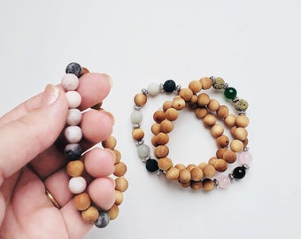 Wooden Diffuser Bracele3t