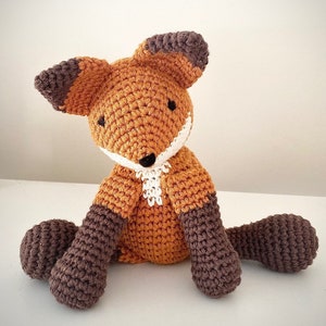 Stuffed Fox Crochet Pattern - Crochet Amigurumi Fox - Crochet Fox Pattern -