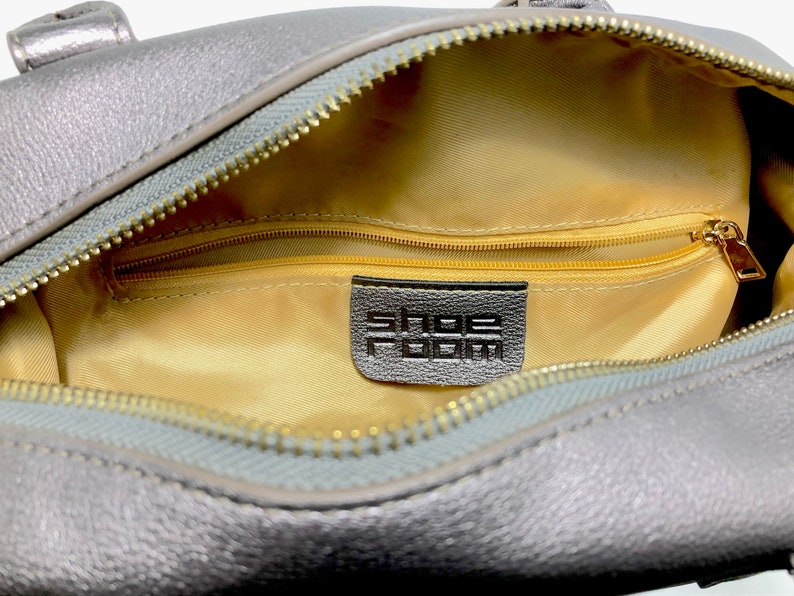SHOEROOM Purple Metallic Hand Bag