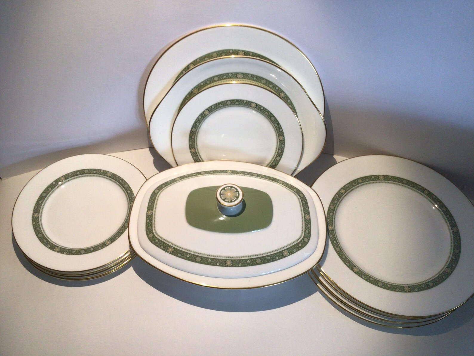Vintage Royal Doulton Rondelay dinner set for six 6 Etsy