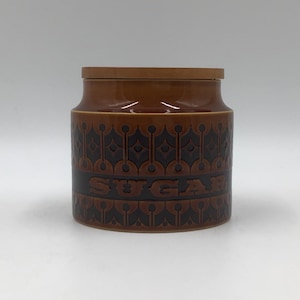 Vintage Hornsea Heirloom Sugar Jar: Collectible Kitchen Storage