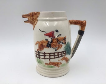 Fox hunting jug, birthday gift, wedding gift, gift ideas, hunting gift, fox hunting gift, father’s day gift, bargain gifts, home decor