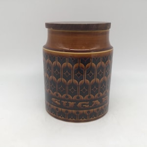Vintage Hornsea Heirloom Sugar Jar: Collectable Kitchen Storage