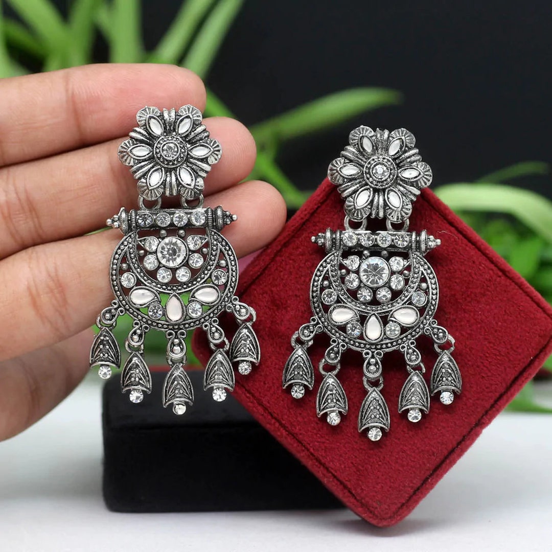 German Silver Earrings – Abdesignsjewellery