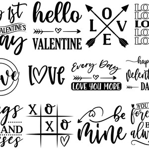 Valentines Day SVG Bundle, Valentine's Day svg, Love Bundle SVG, Valentine svg, Valentine Cut Files, LOve svg, svg file for cricut, cut file