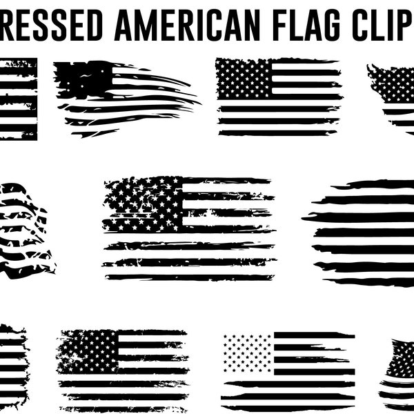 Distressed Flag Svg Bundle, American, Svg, Flag, Png, Cricut, Tshirts