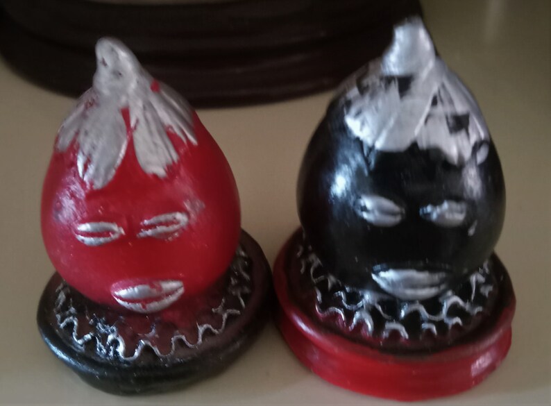 Elegua Miniature Statue 2 / Made of Wood Etsy