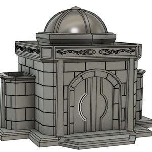 Téléchargement numérique STL Star Wars Legion Terrain Naboo Inspired Urban Building Medium