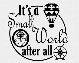 Its Small World Svg Etsy