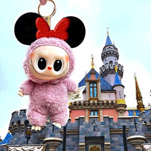 Labubu Minnie Ears Acrylic- Mouse head Minnie Disney Labubu Mickey Ears Labubu Plush