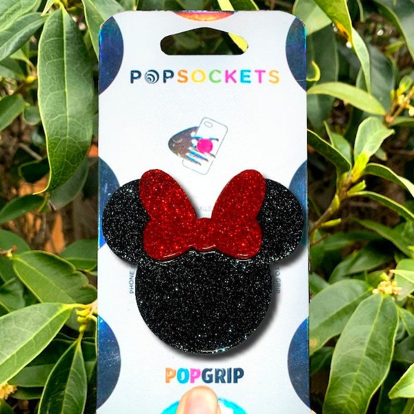 Minnie Acrylic Phone Grip - Mouse head