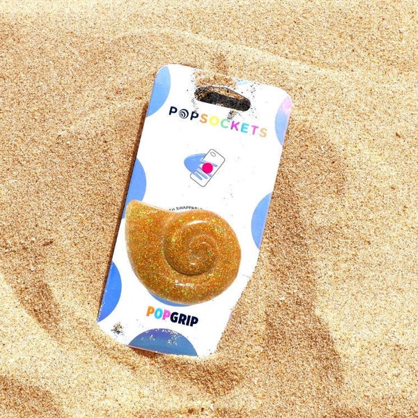 Ursula Nautilus Seashell Phone Grip - Little Mermaid Ocean Conch Snail Shell