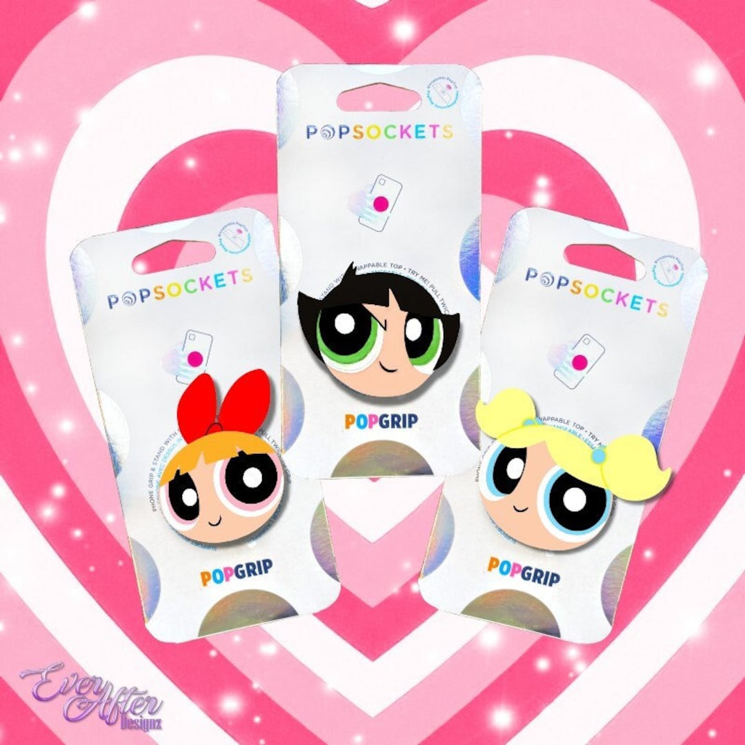 Power Girls Popsocket Phone Grip or Badge Reel