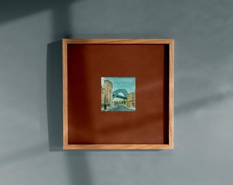 Custom Watercolor Miniature Painting: Commission a 5x5cm painting