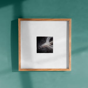 Interstellar Movie illustration - Miniature film printed in archival paper, squared size, unframed