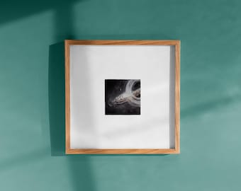 Interstellar Movie illustration - Miniature film printed in archival paper, squared size, unframed