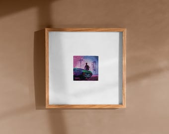 Drive (2011) - movie miniature - Mini movie posters - Squared print
