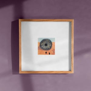 Dune (2021) by Denis Villeneuve - Lisan al ghaib - movie miniature illustration - Squared print