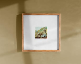 Miniatura de la película Proyecto Ave María: Mini póster de película en acuarela
