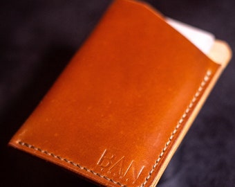 Shell Cordovan Slim minimal wallet