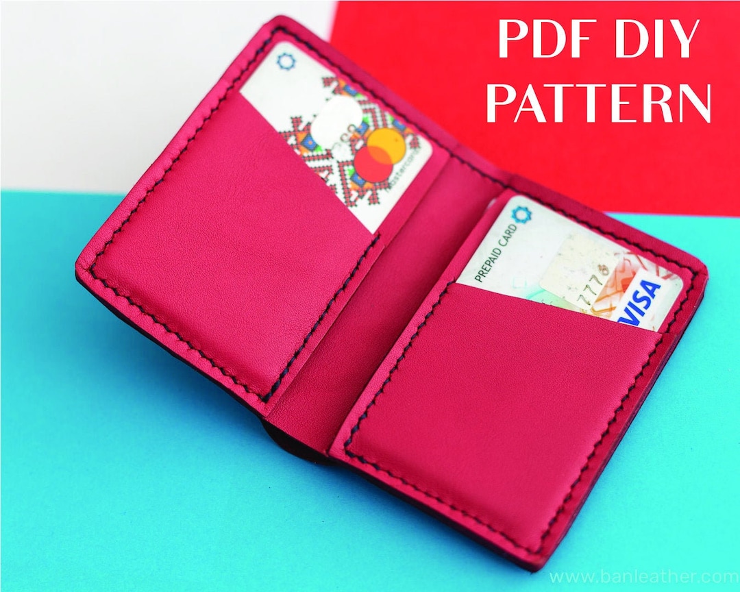 DIY PDF PATTERN Leather Bifold Wallet Pdf Download Etsy