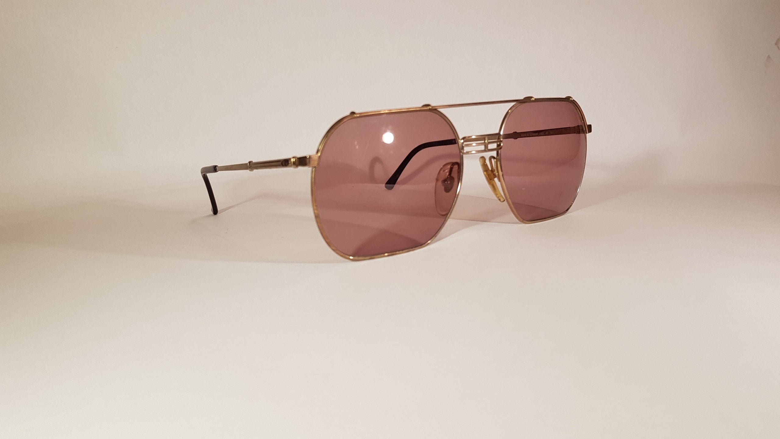 Vintage Chrisitian Dior Sunglasses    VO4PT 63-12-125 DIOR Absolute Vintage Sunglasses Silver Clear Frameless Wrap  main image 3