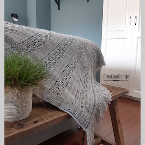 English (US) Crochet pattern Summer blanket, plaid, interior blanket, baby blanket, afghan blanket, sofa blanket, child blanket