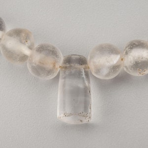 Ancient Quartz Crystal Necklace with Pendant