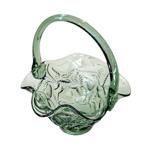 Fenton glass basket - Etsy 日本