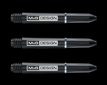 Winmau Signature Nylon MvG Design short Black & Silver