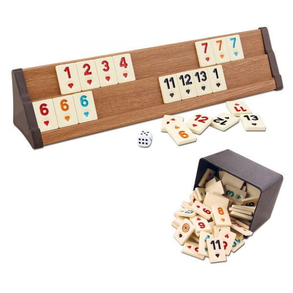 Star VIP Wooden Rummy Okey Set