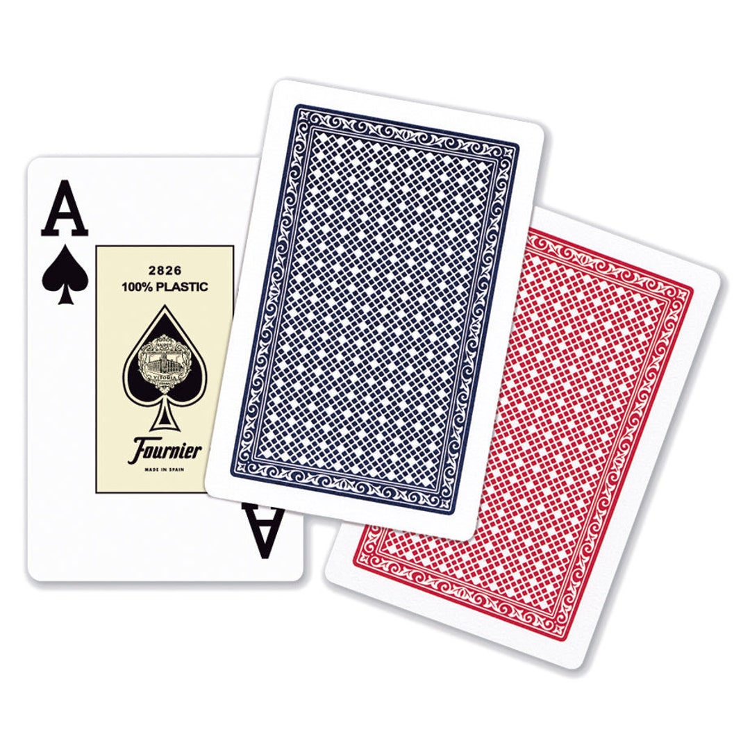 Fournier 2826 Plastic Playing Cards 2 Jumbo Index casinos Only Etsy