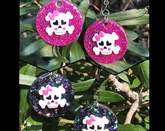 Skeleton Earrings, Halloween Earrings, Skeleton, Halloween, Skeleton Jewelry, Halloween Jewelry, Skeleton Decor, Halloween Decor