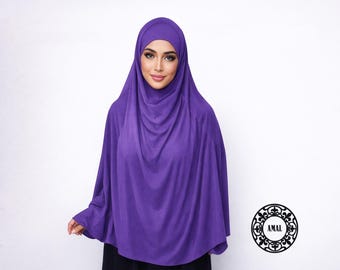 AMAL Muslim, COTTON Hijab, Two Pieces, Amira Maxi, Islamic Scarf For Women, USA