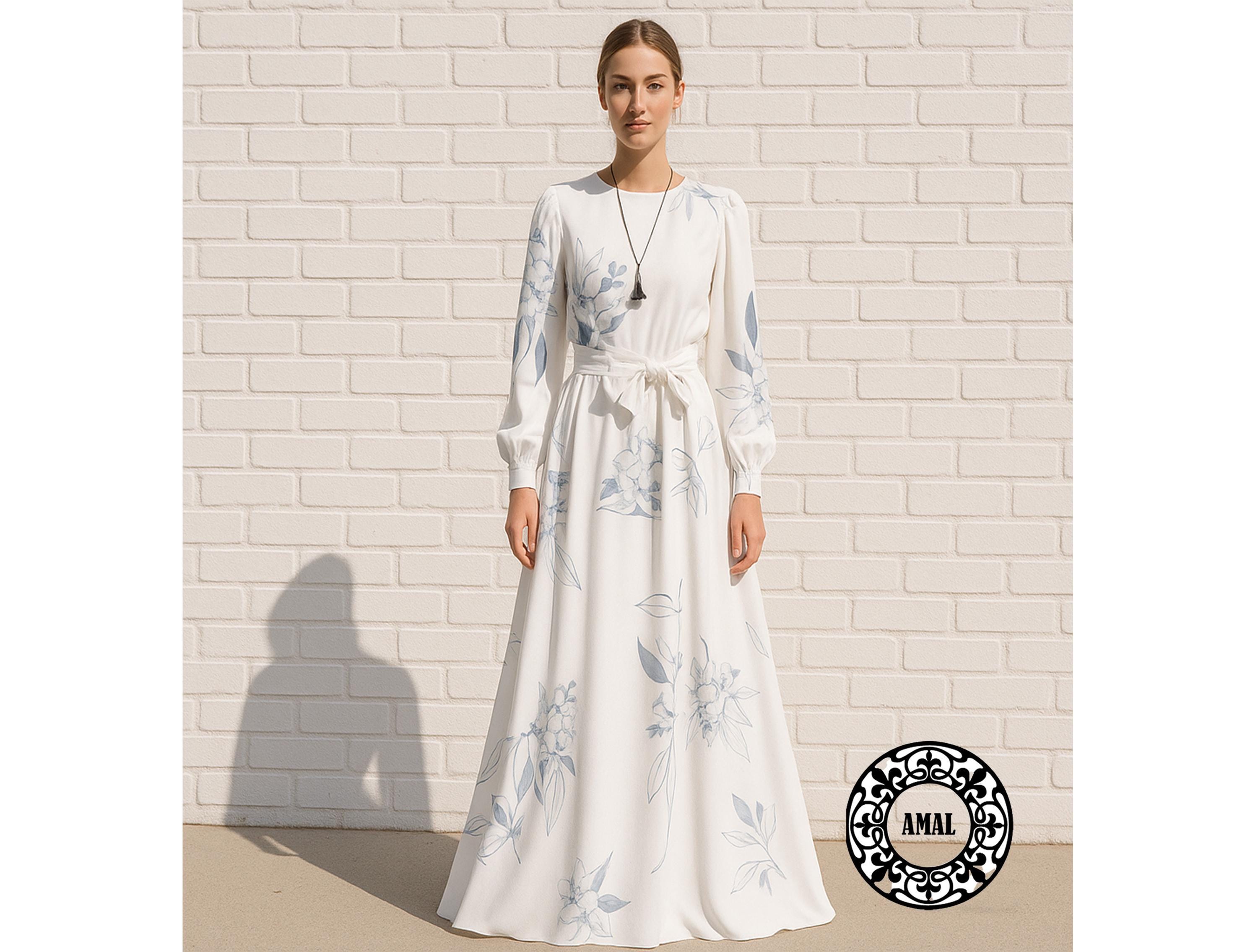 Chiffon Muslim Dress - Etsy