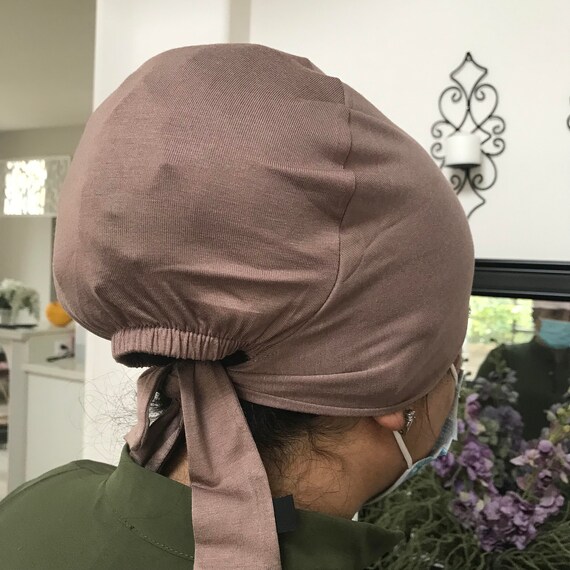 golden hijab cap