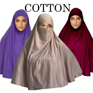 AMAL Muslim Tie-Dye Khimar. Hijab. Women Burka. Abaya. USA H-11