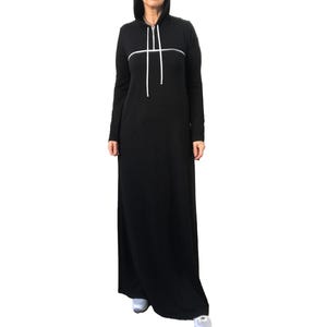 AMAL MUSLIM. Long Sport Women&#39;s Dress. xs-4xl. Cotton. USA. Model 08.