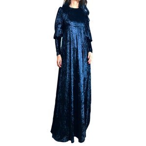 velvet high waist shirt smock dress Velvet Shirtdress - Black Silk Velvet