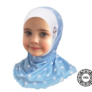 AMAL Children Girls Kid Muslim Hijab #3 Islamic Scarf For 1-5 Years Cotton USA