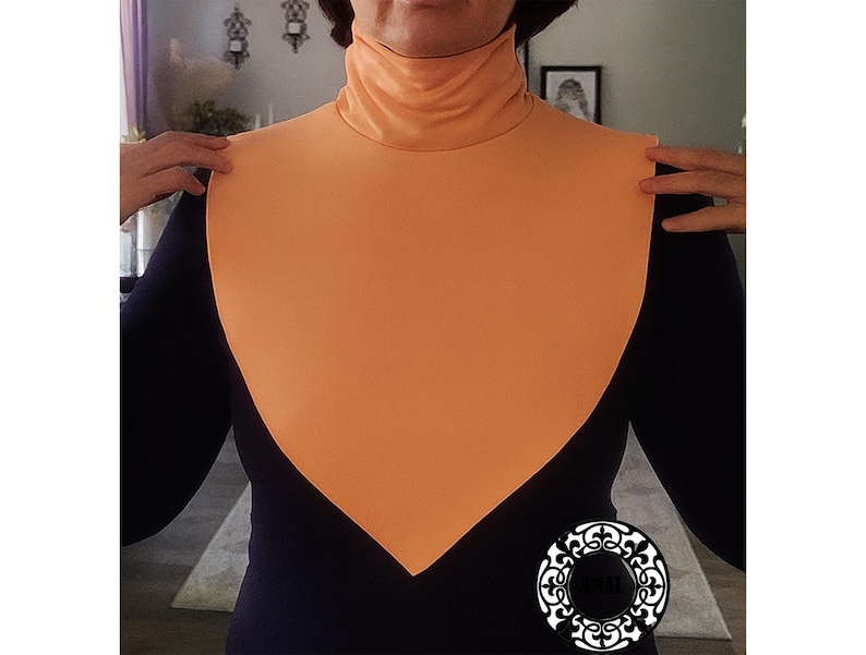 AMAL Muslim, Cuello falso Dickie de algodón, Cuello alto alto con inserto de cuello alto desmontable, EE. UU. imagen 3