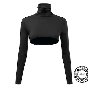 AMAL Muslim. High collar bolero. Bolero. Arm. Hijab. Cotton. Islamic Shoulder. Long Sleeve. USA. Model B3.3