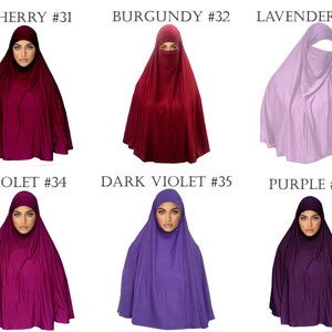AMAL Muslim Tie-Dye Khimar. Hijab. Women Burka. Abaya. USA H11 image 8