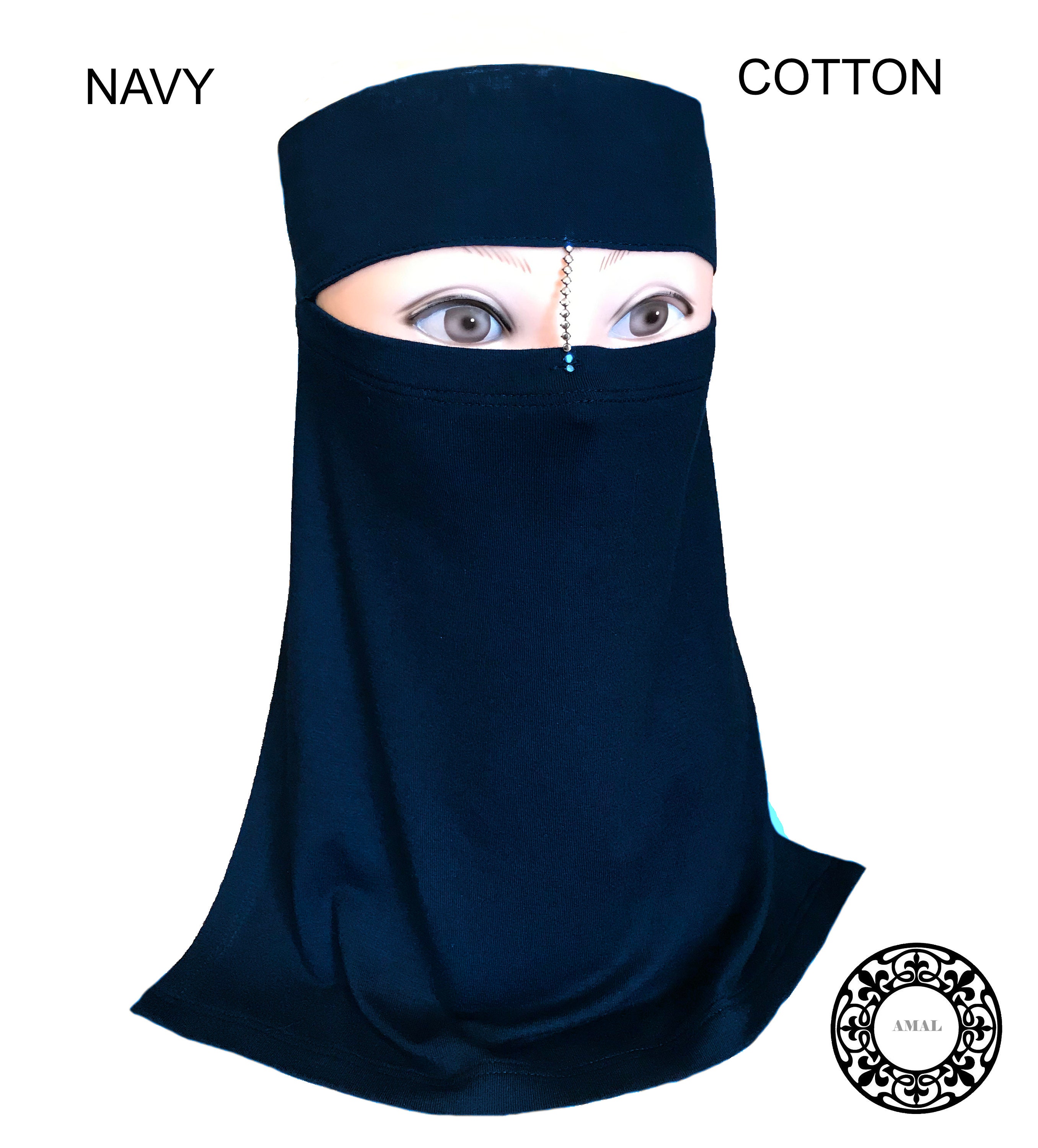 Cappellino Hijab Burqa Intero Un Pezzo - Velo Musulmano Amira Per Uomo, Taglia Unica