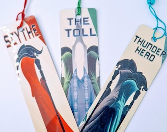 Arc of a Scythe Series Metal Bookmarks (Single Item or as Set)