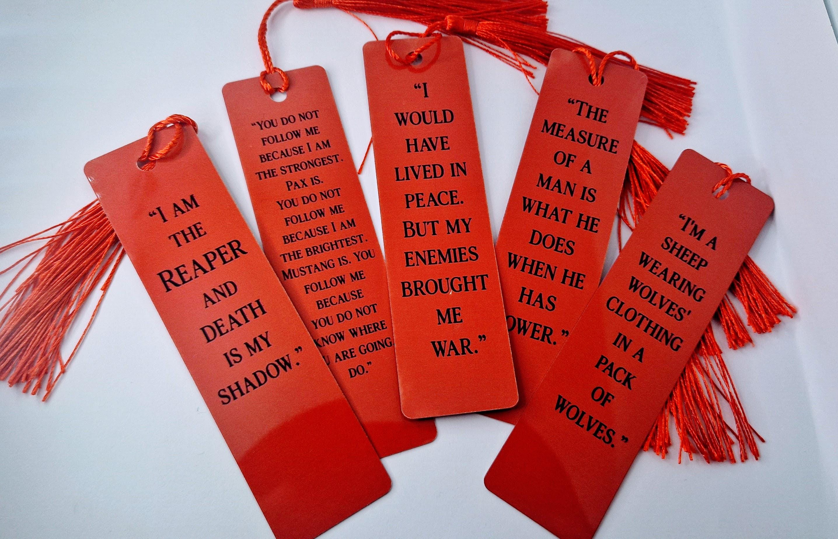 Red Rising Series Metal Bookmark - Hail Reaper (single Item or as Set ...