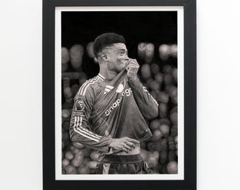Amad Diallo Pencil Drawing Print A4/A3