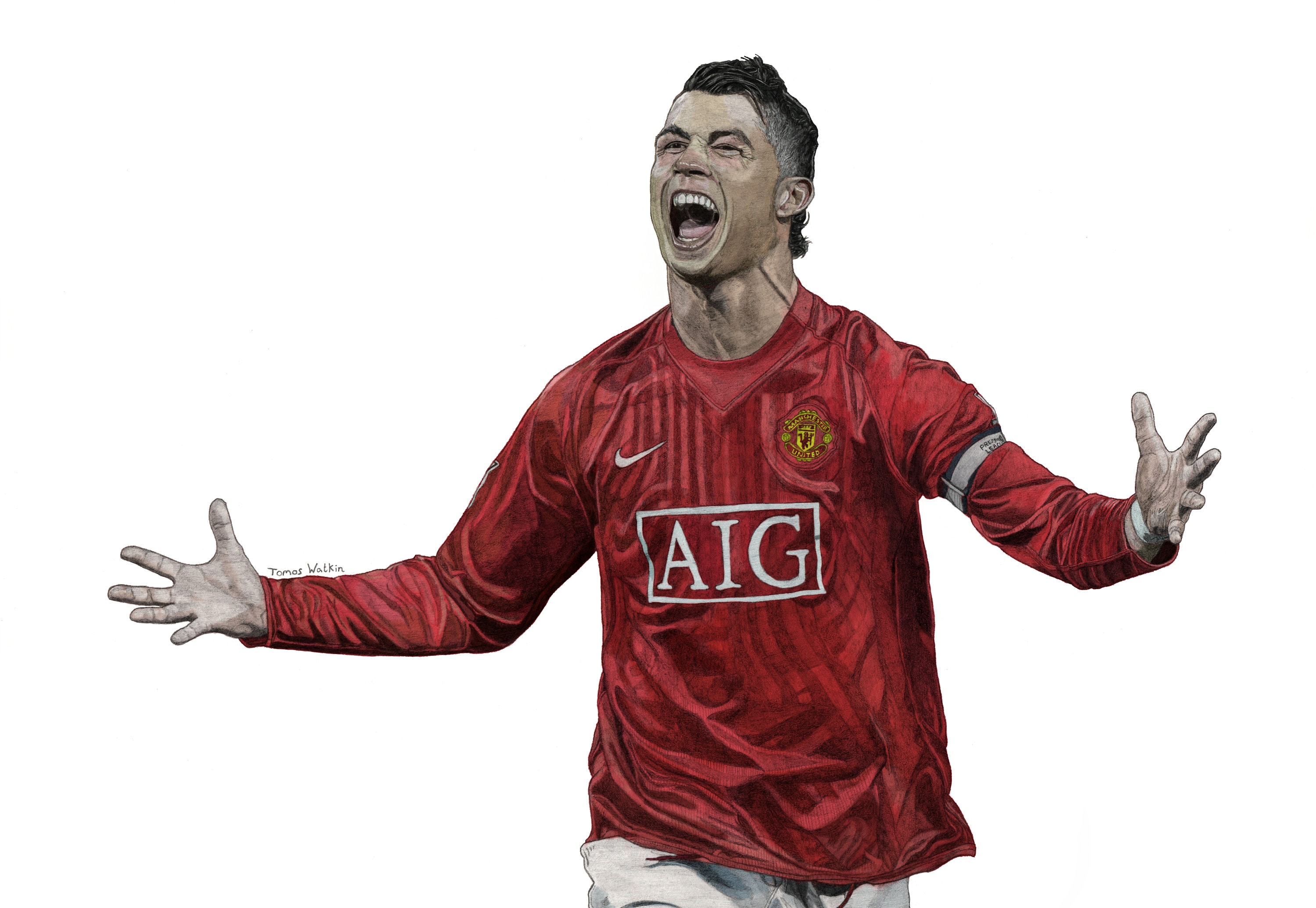 MANCHESTER UNITED RONALDO 2008 CHAMPIONS LEAGUE FINAL Long – dreamjersey90s